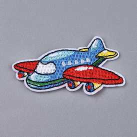 Computerized Embroidery Cloth Iron on/Sew on Patches, Costume Accessories, Plane