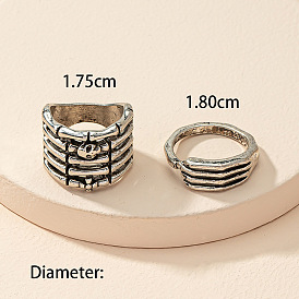 Ring Retro Exaggerated Skull Finger Couple Ring Jewelry