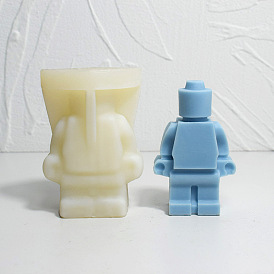 Robot Candle Silicone Statue Molds, for Portrait Sculpture Portrait Sculpture Scented Candle Making