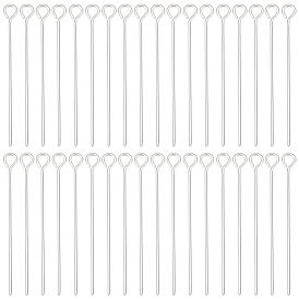 40шт. 925 булавка для глаз из стерлингового серебра