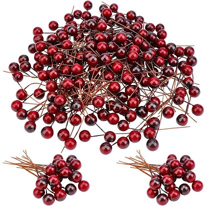 200шт. пластиковые имитации ягод, симуляция фруктов, для украшения дома к Рождеству