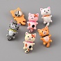 Plastic Cat Shape Push Pins, Thumbtack, with Steel Pin, for Home School Office Notice Board Cork Board