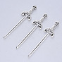 Tibetan Style Alloy Cabochons, Swords, for Crafting, Jewelry Making