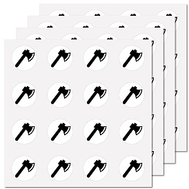 8 листы пластиковые водонепроницаемые самоклеящиеся наклейки с картинками, мультяшные наклейки в круглые точки для детского творчества