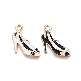 Стойки обшивки сплава эмали подвески, без кадмия, без никеля и без свинца, золотой свет, очарование высоких каблуков