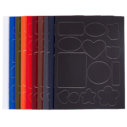 30 шт. 10 цветные полиэстеровые ремонтные заплатки, самоклеящийся, заплатки для ремонта одежды, пуховиков, ремонт дырок, разрывов