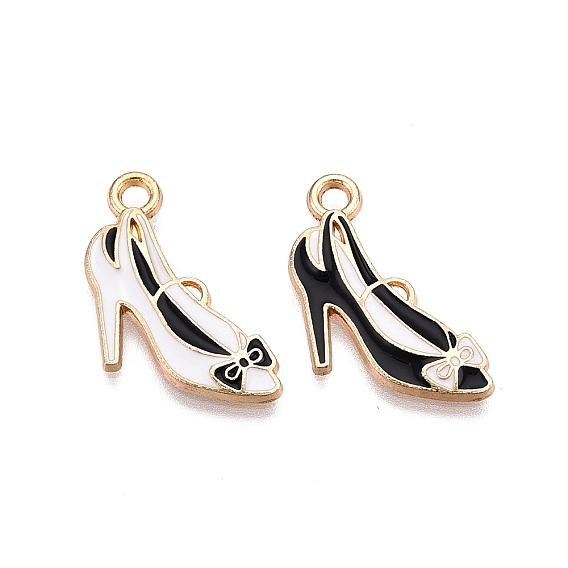 Стойки обшивки сплава эмали подвески, без кадмия, без никеля и без свинца, золотой свет, очарование высоких каблуков