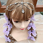 Rhinestone Head Chain, Alloy Wedding Headpiece Hair Jewelry for Women and Girls Decoration