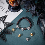 Unicraftale 8Pcs 2 Color Halloween 304 Stainless Steel Beads, Skull