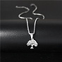 304 Stainless Steel Tree of Life Pendant Box Chain Necklaces for Women, Tarnish Free