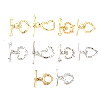 Латуни Переключить застежками, без кадмия и без свинца, долговечный, сердце