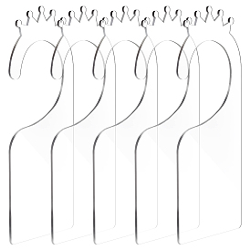 Арочный акриловый прозрачный подвесной знак, чистый акриловый лист, для самодельного шкафа-разделителя, вешалка для дверной ручки