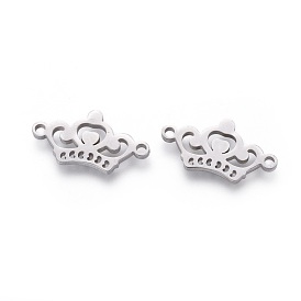 201 Stainless Steel Links, Manual Polishing, Crown