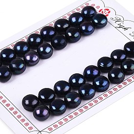 Бусины из натурального культивированного пресноводного жемчуга класса 3А, половине просверлил, полукруглый