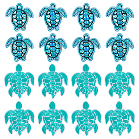 16 шт 2 стиль полиэстер компьютерная вышивка приклеивание/пришивание заплатки, аппликация