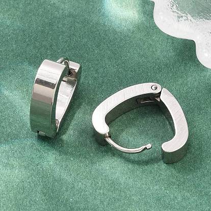 Серьги из 201 нержавеющей стали, сердце, с 304 штифта из нержавеющей стали