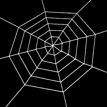 Полиэстеровое паутинное украшение для вечеринки, для Хэллоуина