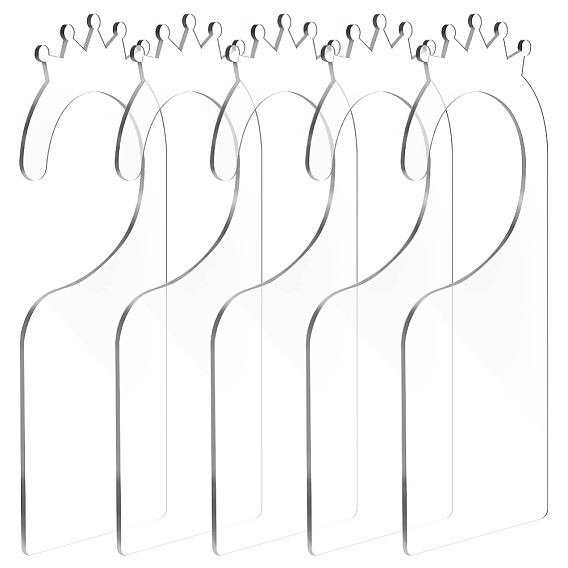 Арочный акриловый прозрачный подвесной знак, чистый акриловый лист, для самодельного шкафа-разделителя, вешалка для дверной ручки