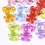 Transparent Acrylic Pendants, Bear