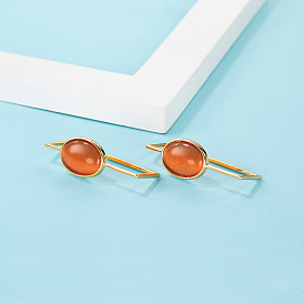 Simple Cat Eye Stud Earrings for Daily Wear and Special Occasions