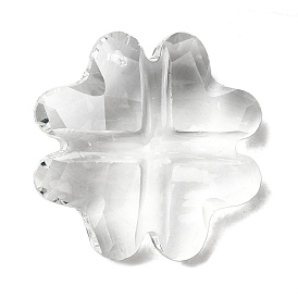 Стеклянные подвески, для люстры хрустальные подвесные подвески, подвески-клеверы в форме сердца, граненые