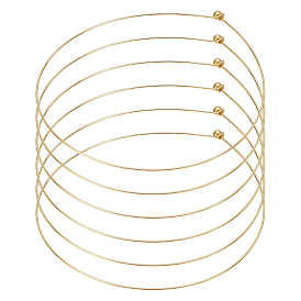 6шт. 1.2мм изготовление латунных ожерелий, жесткие ожерелья