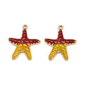 304 нержавеющей стальной эмали подвески, ионное покрытие (ip), прелести морская звезда