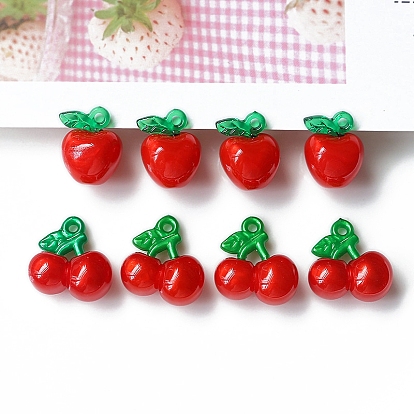 Подвески из смолы, вишня