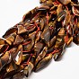 Natural Tiger Eye Bead Strands, Calla Lily