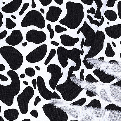 Поликоттоновая ткань с рисунком коровы, для аксессуаров для дивана