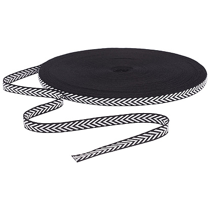 50 ярдов полиэстеровых жаккардовых лент с узором «елочка», аксессуары для одежды