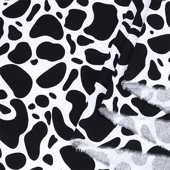Поликоттоновая ткань с рисунком коровы, для аксессуаров для дивана