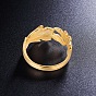 Shegrace потрясающие 925 кольцо из стерлингового серебра кольца манжеты, открытые кольца, с листьями, 18 мм
