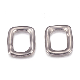 304 Stainless Steel Links Rings, Rectangle