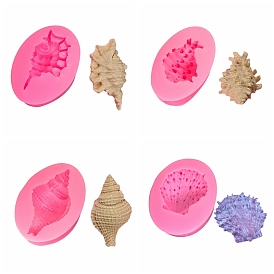 DIY Shell/Conch Silicone Molds, Resin Casting Molds, Fondant Molds
