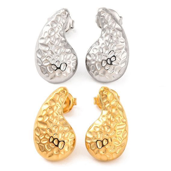 304 из нержавеющей стали серьги, слеза