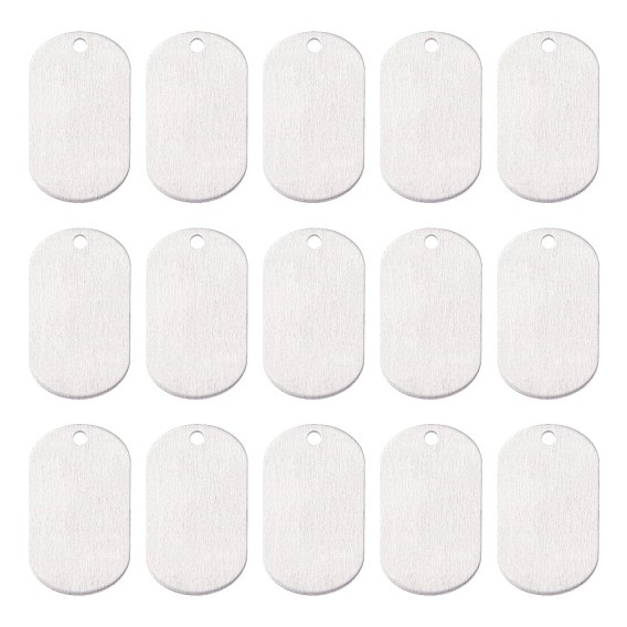 Aluminium Pendants, Stamping Blank Tag, Custom Engraving Name Plate, Business Card Blanks, Rectangle