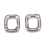 304 Stainless Steel Links Rings, Rectangle