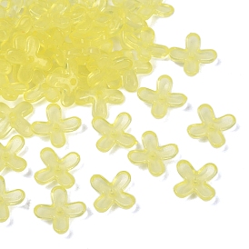 4-лепестки имитация желе акриловые колпачки для бусин, цветок