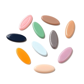 Cabochons acryliques, ovale