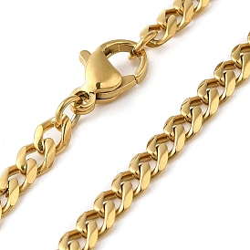 304 collar de cadena de eslabones cubanos de acero inoxidable para hombres y mujeres
