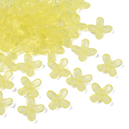 4-лепестки имитация желе акриловые колпачки для бусин, цветок