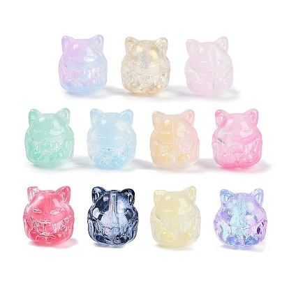 Прозрачная аэрозольная краска стеклянные шарики, лиса