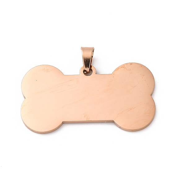 304 подвески из нержавеющей стали, зеркальная полировка, штамповка пустой метки, собаке кость