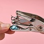 1 Hole Punch, Handheld Single Hole Puncher for Craft Paper, Can Pouch 6mm Round Hole
