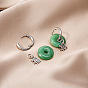 Vintage Good Luck Pendant Jade Pendant Earrings - Exquisite, Creative, National Tide Earrings.