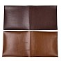 Tissu en similicuir pu, tissu de reliure, plat
