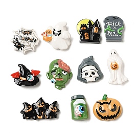 Halloween Theme Cartoon Resin  Cabochons