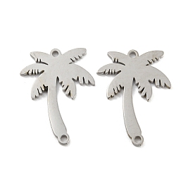 304 Stainless Steel Connector Charms, Coconut Tree