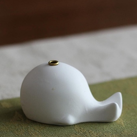 Gesso Incense Burners, Whale Incense Stick Holders, Home Office Teahouse Zen Buddhist Supplies